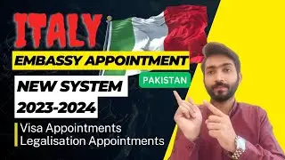 New appointment system for Italy embassy Pakistan | Italy Visa & legalisation appointment update