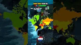 Travel Advice From The Dutch Government #geography #mapping #countries #trending #viral #shorts