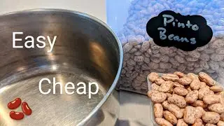 Quick Soak Method to Cook Dried Pinto Beans