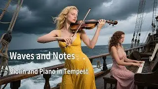 Waves and Notes: Violin and Piano in Tempest #violin #piano #violintune #music