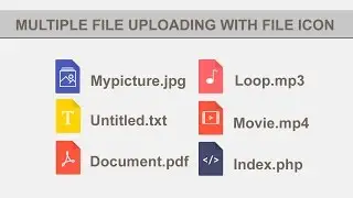 Uploading Multipal Files with File type ICON using ajax, jquery and php 