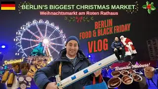Exploring Berlin's Biggest Christmas Market! 🎄 Food & Black Friday Vlog! (Türkçe Altyazı)
