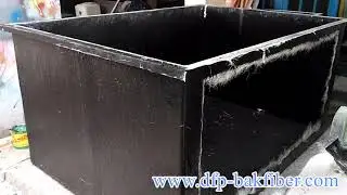 Pembuatan bak aquarium dengan kaca tempered ukuran 2mx1,4mx1m