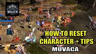 How to Reset Character + Level Up Tips  - MUVACA (PC & Mobile) (Filipino)