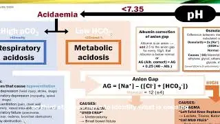 LABORATORY VALUES AND INVESTIGATIONS:PART 5 ARTERIAL BLOOD GASES(INTERPRETATION)
