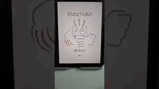 Machoke simple art #pokemon #draw #pokemonfanart #fanart #nintendo #anime #shorts #speedpaint