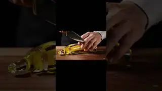 This Banana Is Too Shiny to Eat #asmr #shorts #slicecut #veo3