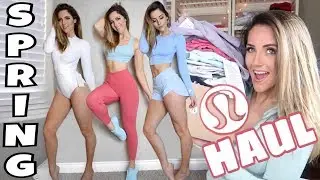 HUGE NEW Lululemon Spring Haul + COLDEST Photoshoot BTS