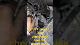 CHECK ENGINE TROUBLESHOOTING LOOSING SENSOR