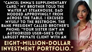 Brother Canceled My Credit Card At Dinner—The Bank President Called Him About My $8M Portfolio