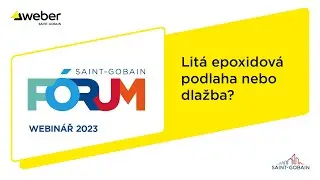 Webinář WEBER: Litá epoxidová podlaha nebo dlažba?