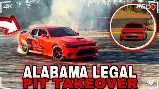 ALABAMA LEGAL PIT!! *OHTHATSBRANDO GOES CRAZY IN THE HELLCAT*🔥🔥