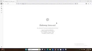 ChatGPT 504 Gateway Timeout Error Fix | Session & Routing Explanation