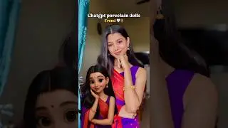 ChatGPT Porcelain Doll Trend 😍 | AI Magic Transformation!
