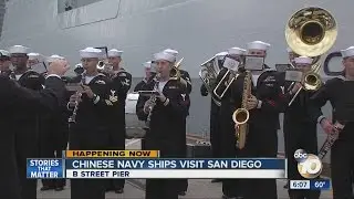 Chinese Navy ships visit San Diego