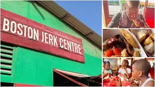 Boston Jerk Center | Street Food | Portland Jamaica | Vlog | #food