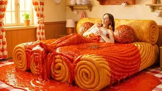 Which Delicious Bed Would You Choose? 🦋✨ | Ultimate Oddly Satisfying AI ASMR