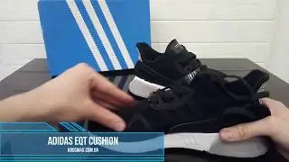 Живой видео обзор на кроссовки Adidas EQT Cushion Black