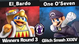 Glitch Smash XXXIV - El_Bardo (King Dedede) vs One O'Seven (Mario) - Winners Round 3