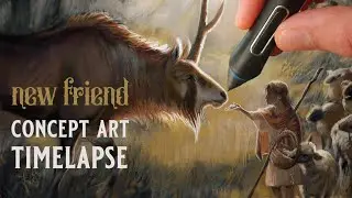 Fantasy Concept Art - Digital Painting Process