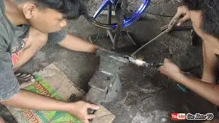 Restorasi velg pecah || velg racing MuTakin. Las alumunium