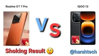 IQOO 13 Vs Realme GT 7 Pro || Shoking Result || 😲🔥 
