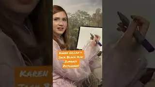 &ldquo;I Don&rsquo;t Even Know What That Is!&rdquo; 😂 Karen Gillan & Jack Black Play Jumanji Pictionary!