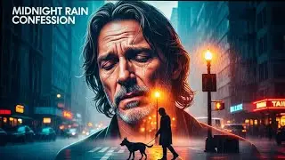 Midnight Rain Confession 🌧️ Emotional Blues Rock Ballad | Rainy Dog Blues Radio (Lyrics)
