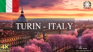 Beautiful TURIN 4K &bull; Peaceful Relaxation Film with Italian Music, Instrumental Romantic - Video 4K