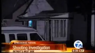 Detroit drive-by shooting 5:30am