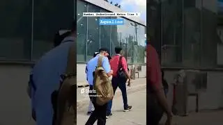 #Metroline3#Aqualine#mumbaimetro#video#vlog#youtubeshorts#travel#viral#trending#shortvideo#explore