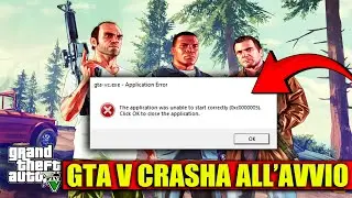 GTA 5 CRASES AT STARTUP - The application was unable to start correctly (0xc0000005) - how to fix