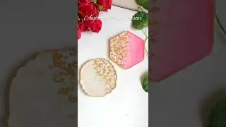 Resin Coasters | Coaster set #shorts #resin #resinart  #art #diy #beginners #trending #handmade