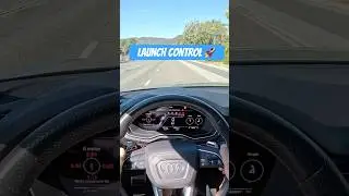 Tuned Audi RS5 Sportback Launch Control 0-60 POV  #turbo #quattro