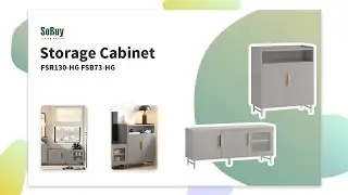 SoBuy Storage cabinet | Sideboard | Tv stand | Storage furniture | Shoe cabinet | FSR130-HG