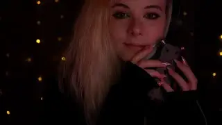 ASMR | close up Whispering, Breathing & light Tapping
