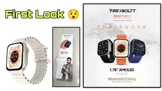 First Look & Unboxing Fire⚡Boltt Supernova Smartwatch Part 1 | Kiteretsu