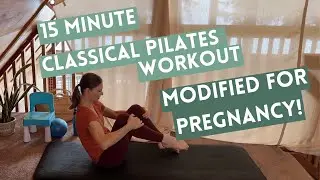The First 8 Classical Pilates Exercises (For Pregnancy) | 15 Minutes