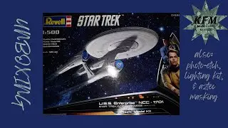 REVELL 1/500 STAR TREK USS ENTREPRISE NCC-1701 (JJ- PRISE) UNBOXING