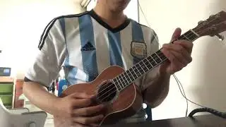 Black Dog by Led Zeppelin Ukulele Covered by Argentinian