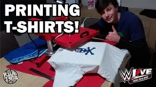 MAKING MY WWE LIVE 2017 SHIRT VLOG! RUBFigs MEETUP??? + MORE
