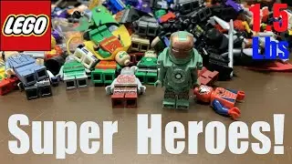 LEGO Super Heroes 1,5 фунта потрясающих фигурок | Инвестиции в LEGO | Загадочные минифигурки
