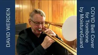 Trombone - COVID-19 Bell Cover by MoistureGuard, a Protective Option for Brass Players