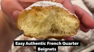 Authentic French quarter beignets
