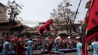 Chinese Acrobats RIDDING OF THE EVIL SPIRITS Dragon Dance