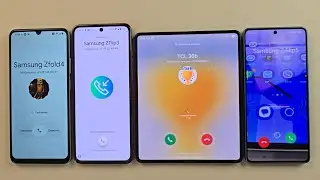 Incoming call&Outgoing call Realme 60X Samsung Galaxy Z Fold 3 Motorolla Razr50U Poco F5  Same time