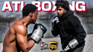 REAL Street Beef in ATL!! UPS WORKER vs BOXER