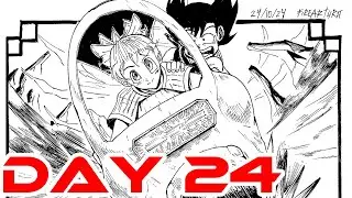 Bulma and Goku [Dragon Ball] Speedart | Inktober Day 24 | Expedition | by FireArturo