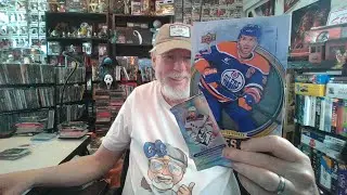 Ripping 2025 Upper Deck Series 1 and 2020 Upper Deck SP Hockey Cards. Looking for Young Guns and VGK