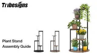 U0181/U0183 - Installation Guide - Tribesigns Multiple-Tier Plant Stand #homedecor